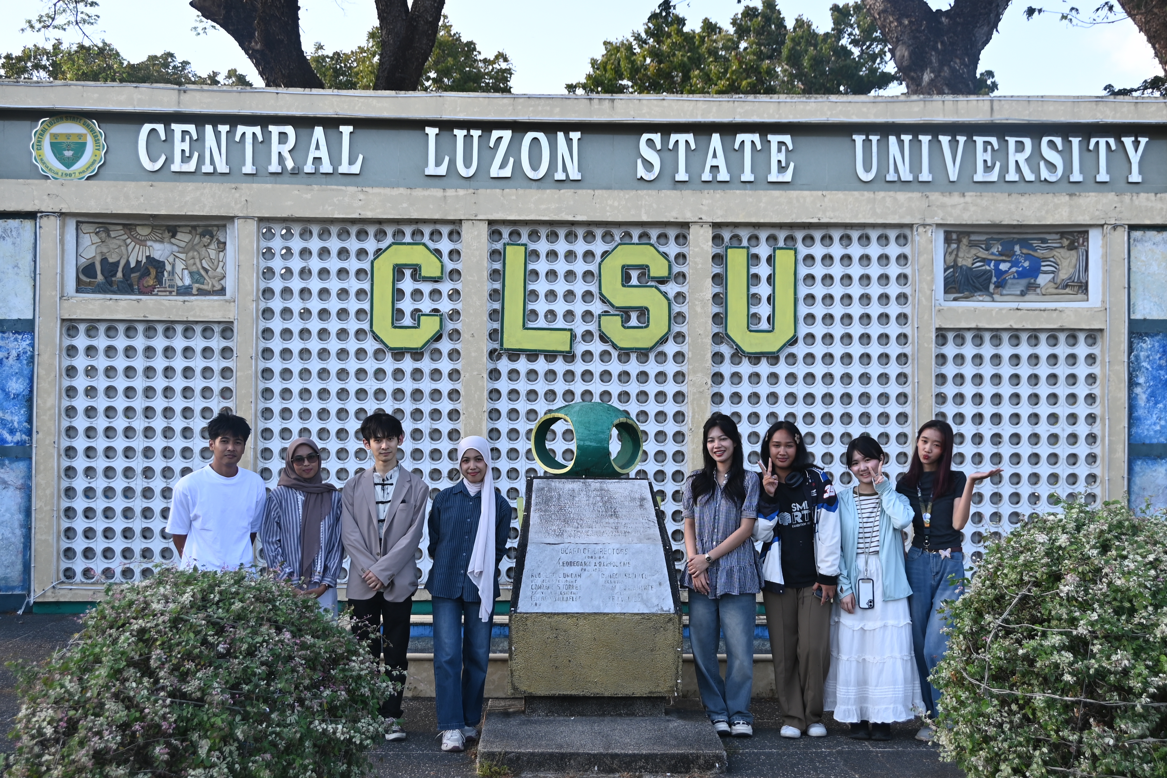 University campus for student exchange program